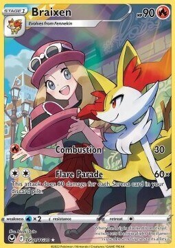 Braixen (TG01) Silver Tempest - DeckRush