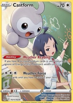 Castform IR (TG11) Lost Origin - DeckRush