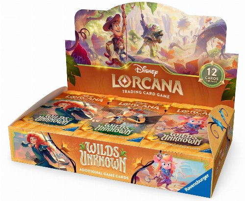 Disney Lorcana TCG - Wilds Unknown Booster Box (24 Packs) - DeckRush